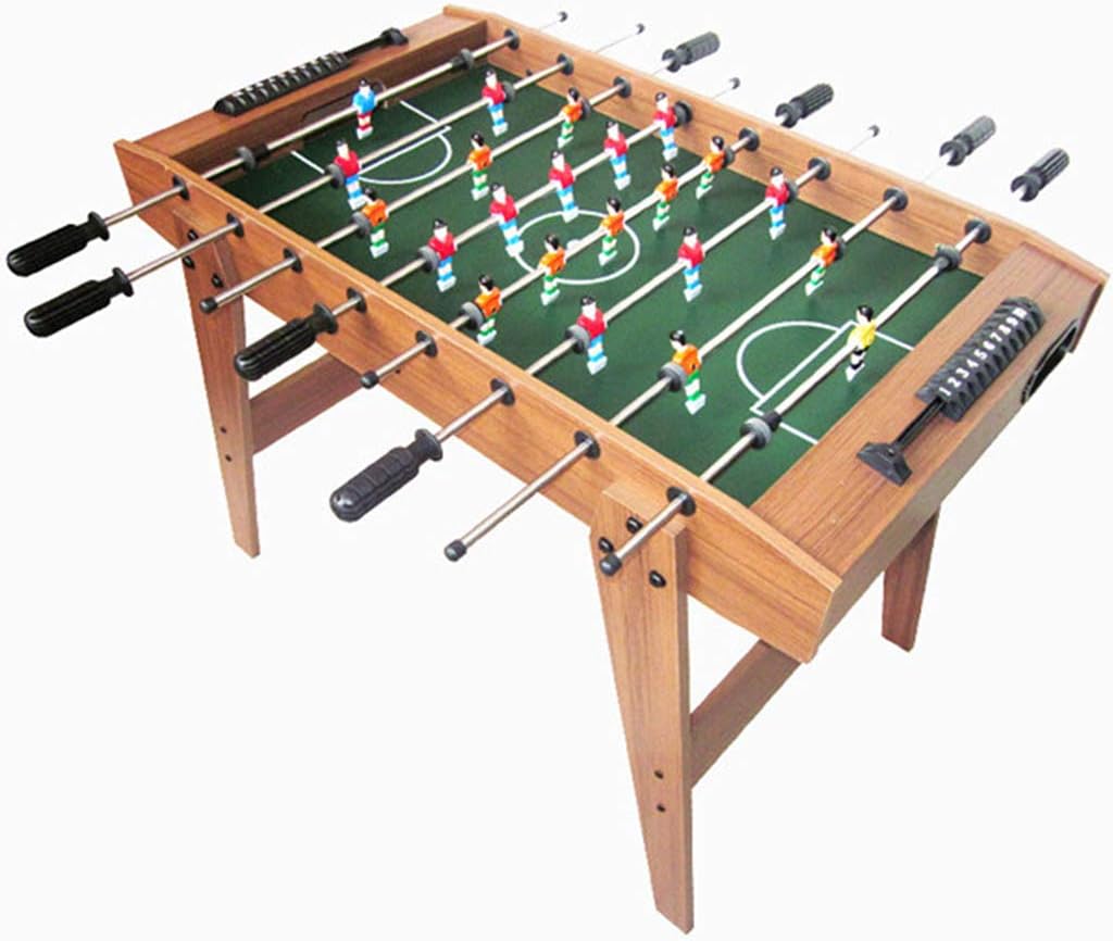 XLOO Mesa de futbolín Rally and Roar de 35 Pulgadas para mesas, con 4 Bolas y 4 joysticks, para Arcade, Sala de Juegos, Bares, Fiestas, Noche Familiar