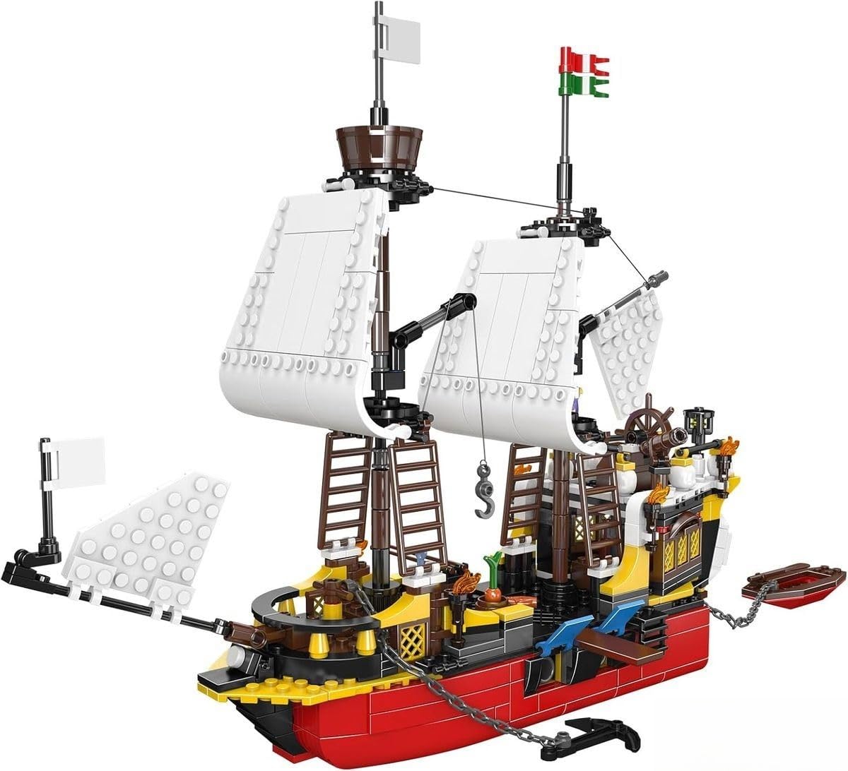 Mould King Redbeards Rache Piratenschiff 10137