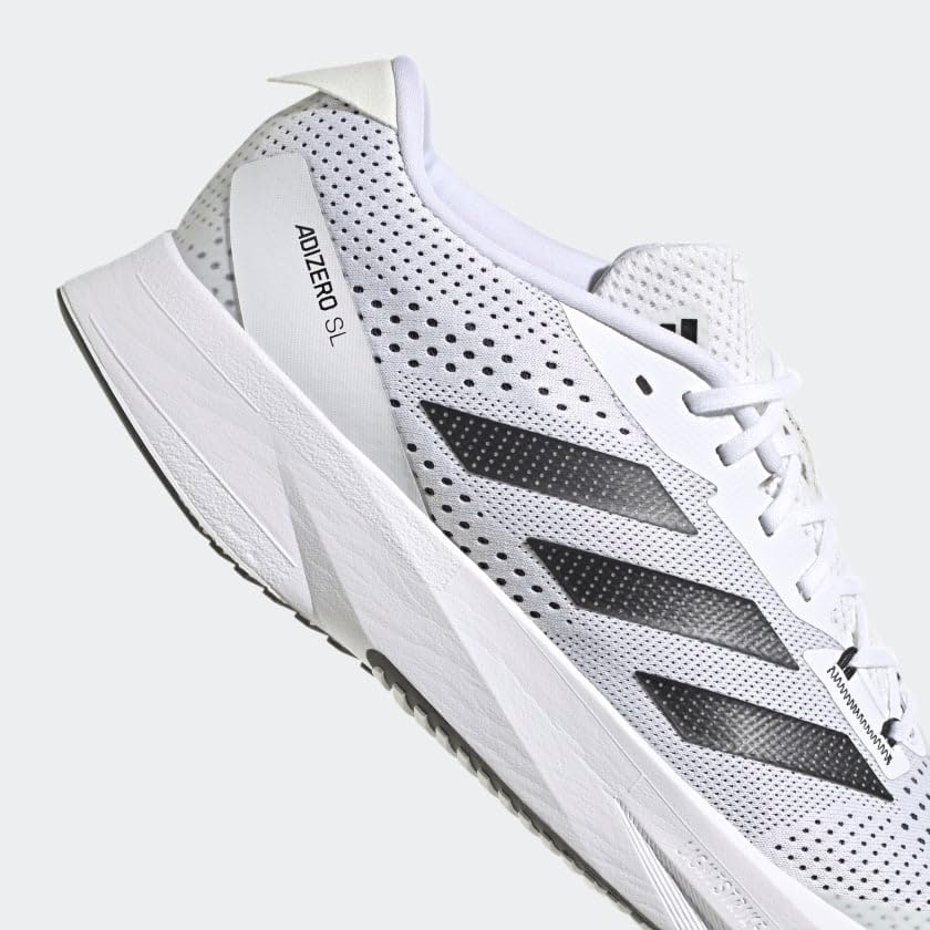 adidas Adizero SL Running Shoes Men's, White, Size 11.5 - Image 8