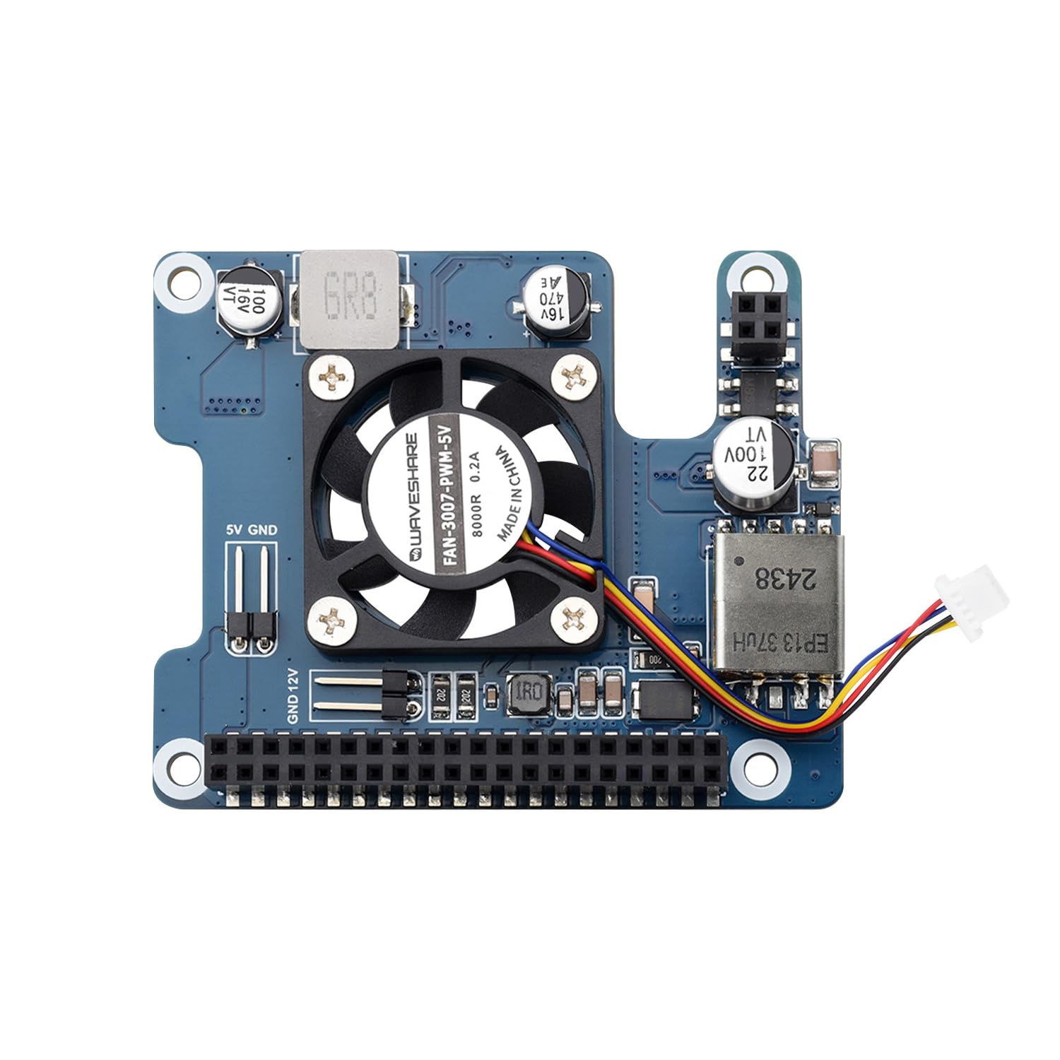 Amazon.co.jp: 5V 12V PoE モジュール HAT for PI5 Ethernet
