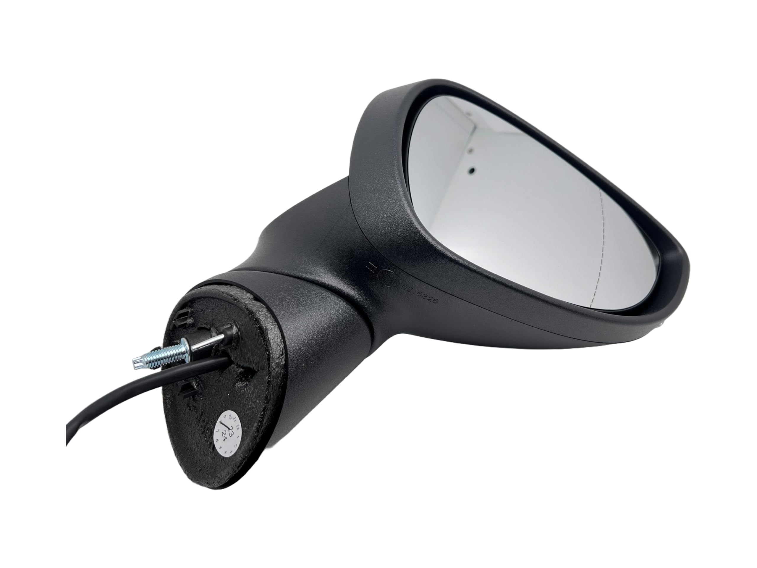BSSTORE® Specchietto Retrovisore Laterale Elettrico Completo Con Primer Da Verniciare Compatibile Con Fiesta 2008-2013 (Sinista - Lato Guida)