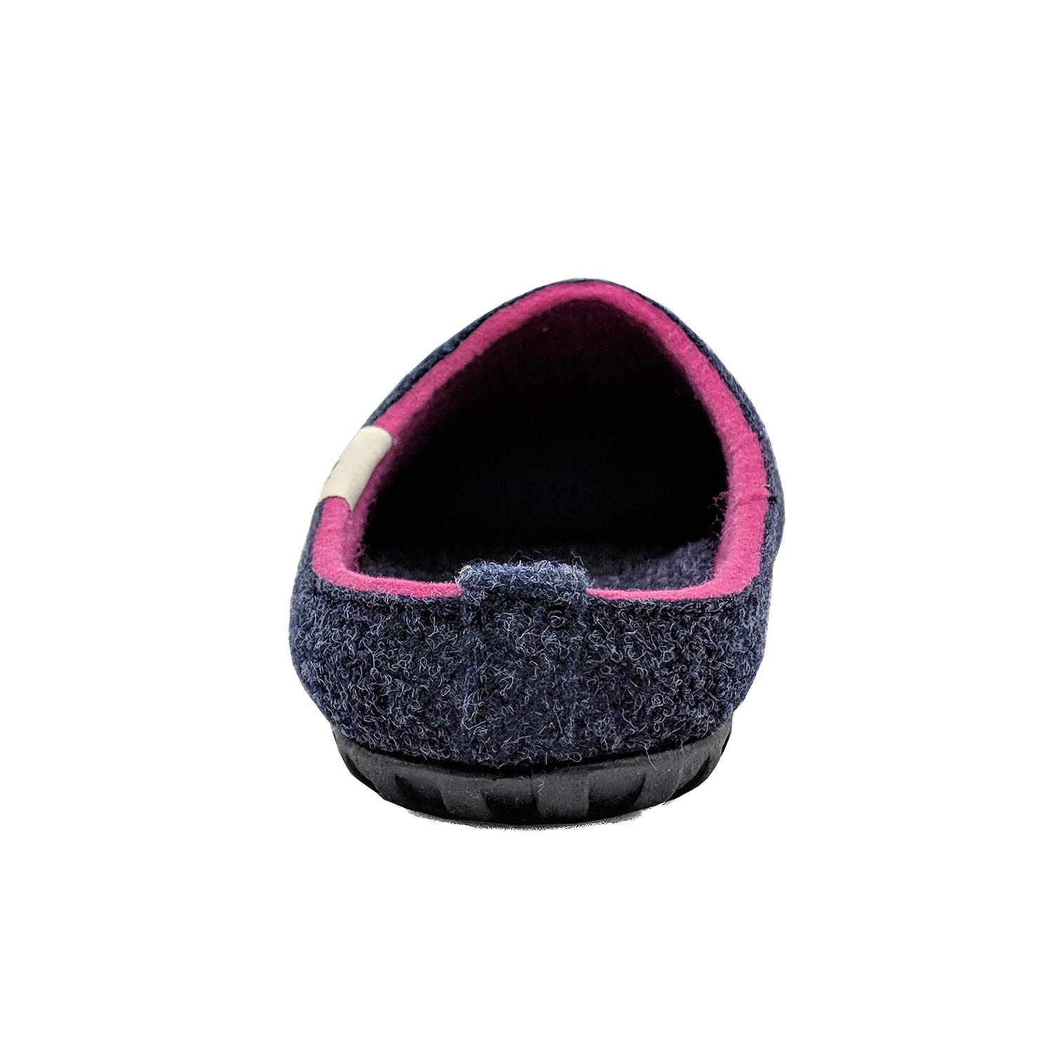 Gumbies Hausschuhe aus recycelten Materialien - rutschfeste & stabile Sohle, herausnehmbare Einlegesohle, wärmehaltend, für drinnen & draußen geeignet - Navy Pink, 40