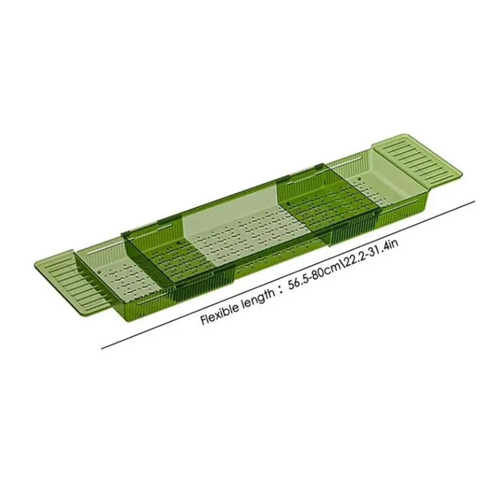 Bandeja for bañera de baño, Mesa Extensible, Organizador Multifuncional | Green