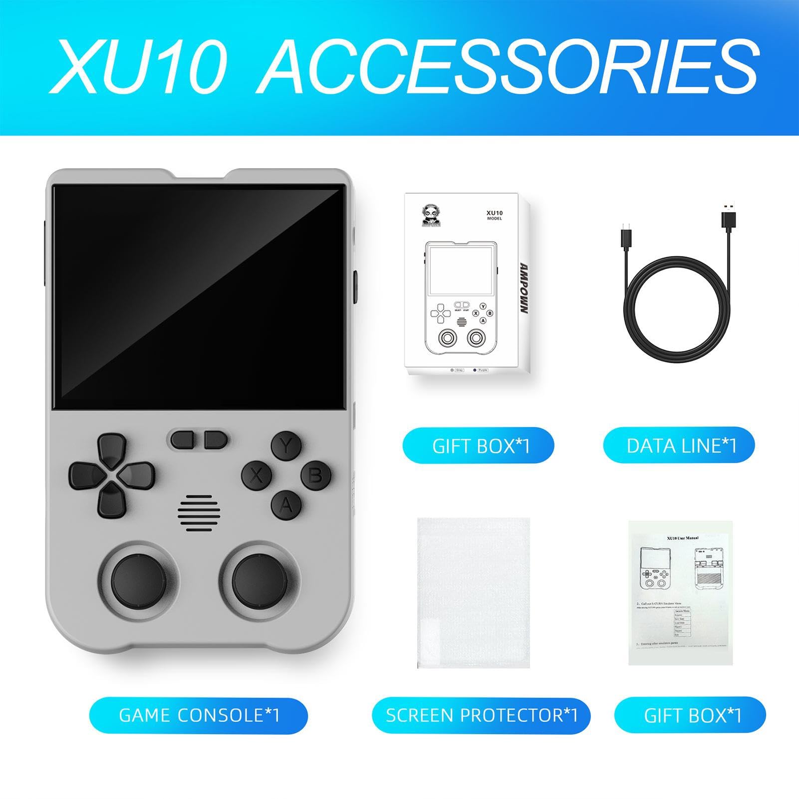 Console Portatile, Console per Giochi retrò con Batteria da 3000 | mAh, Console per Videogiochi con Touchscreen da 3,5 Pollici, emulatore Portatile, Portatile per Ragazzi e Ragazze