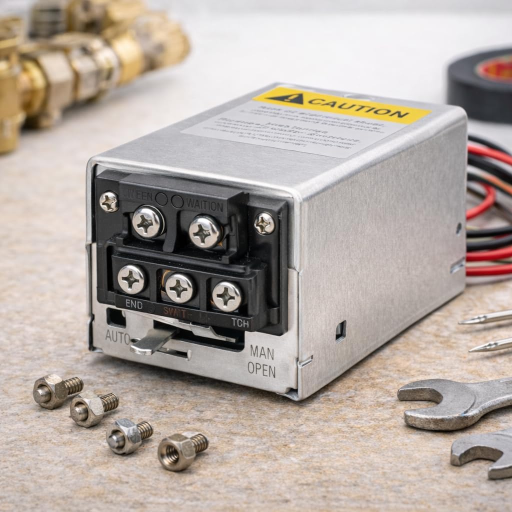 40003916-048/U Replacement Zone Valve Head, Normally Closed End Switch, 24V 50/60Hz, Compatible with V8043F1051 V8043F1036 V8043F1101 V8043F1093 V8043F1028