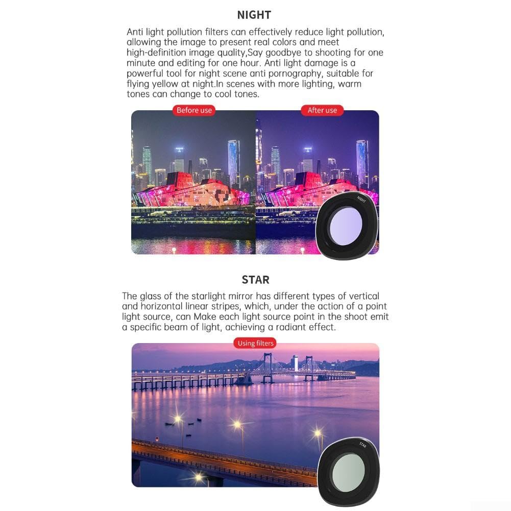 Set Filtri Densi ND32 ND64 per DJI per neo2 Set Filtri Densi(E)