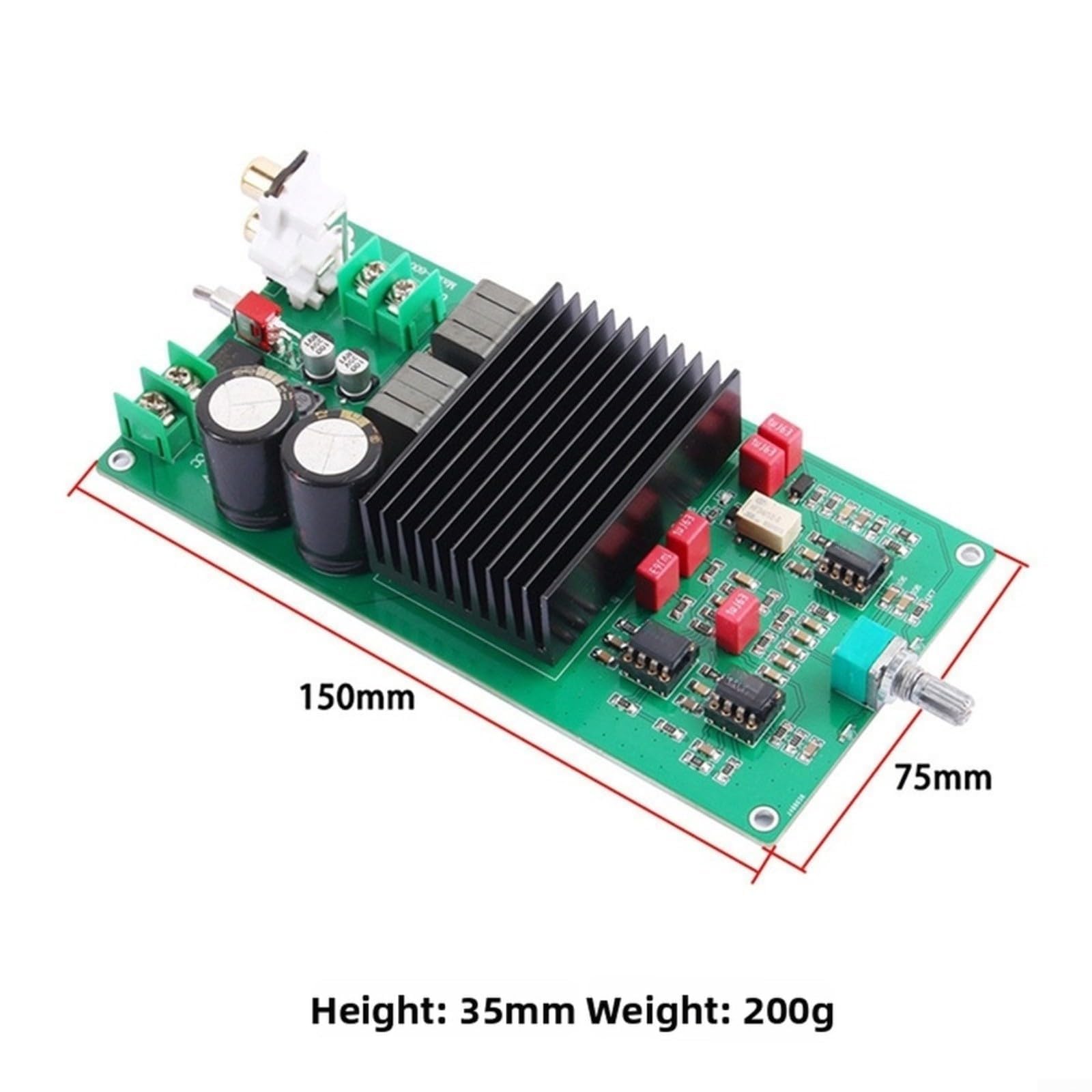 TPA3255 Classe D Board 600W Subwoofer DC 30-42V per ingresso rca Controllo Volume per DIY Audio System