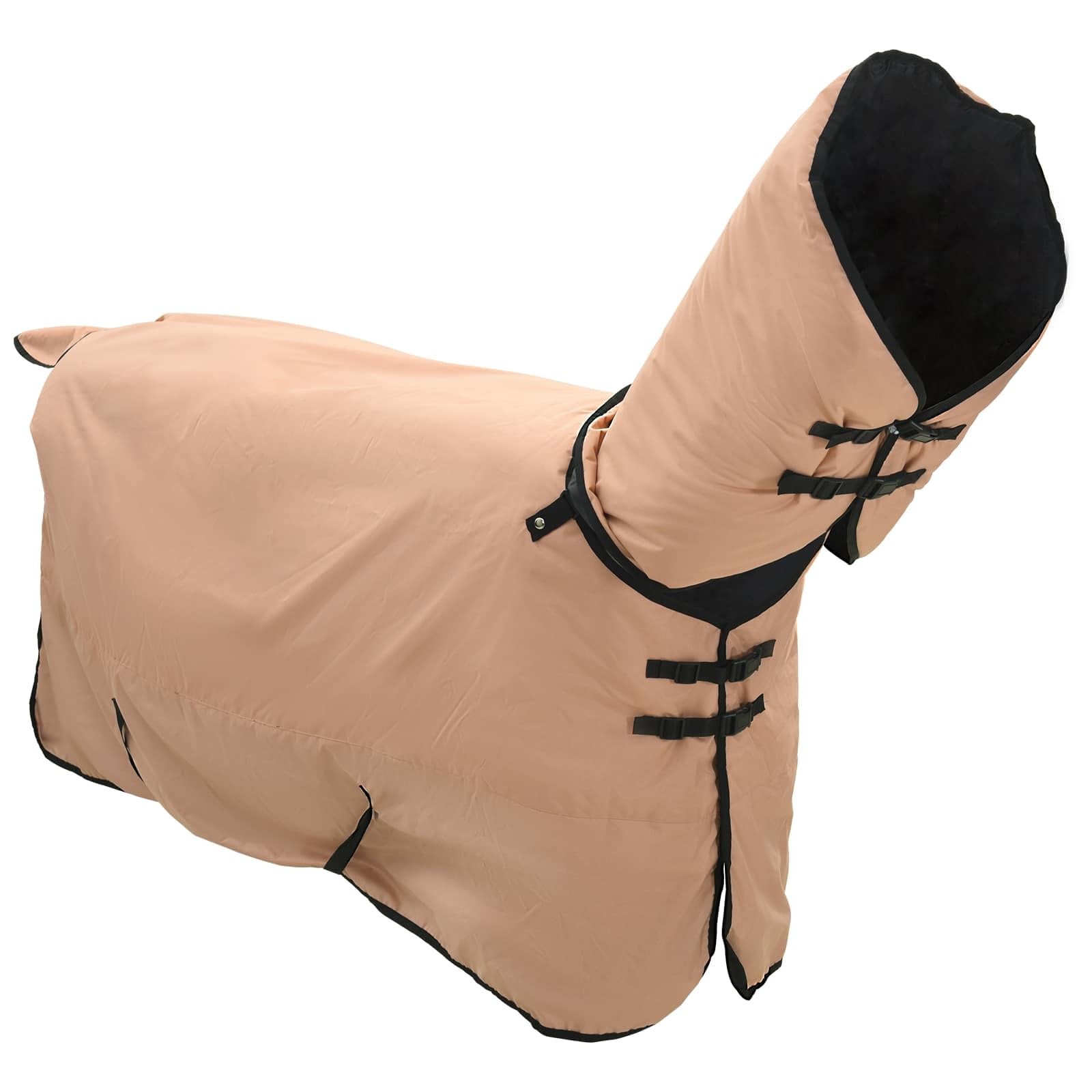 Manta para Caballo Capuchino 165 cm Poliéster,Deportes,Actividades al Aire Libre,Equitación,Cuidado de Caballos,Mantas y Capas para Caballos,2.164kg-42013186
