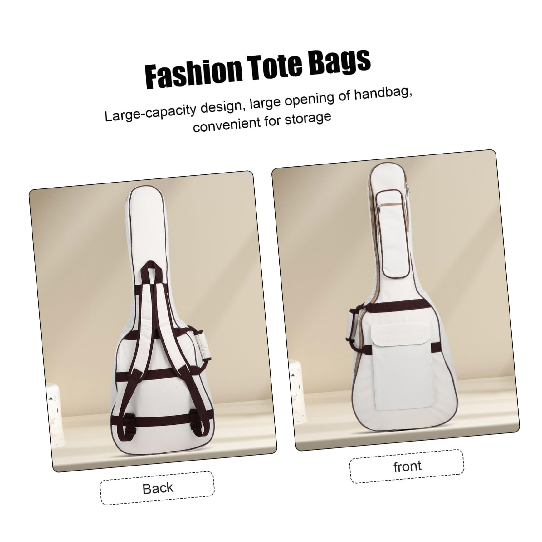 Custodia Chitarra Oxford da 40/41 Pollici Imbottitura Protettiva per Chitarra Acustica e Classica Borsa da Viaggio Grande Capacità