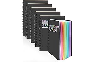 Versatile Notebook with Vibrant Pages: The Ideal Companion for Jotting Thoughts and Inspiration