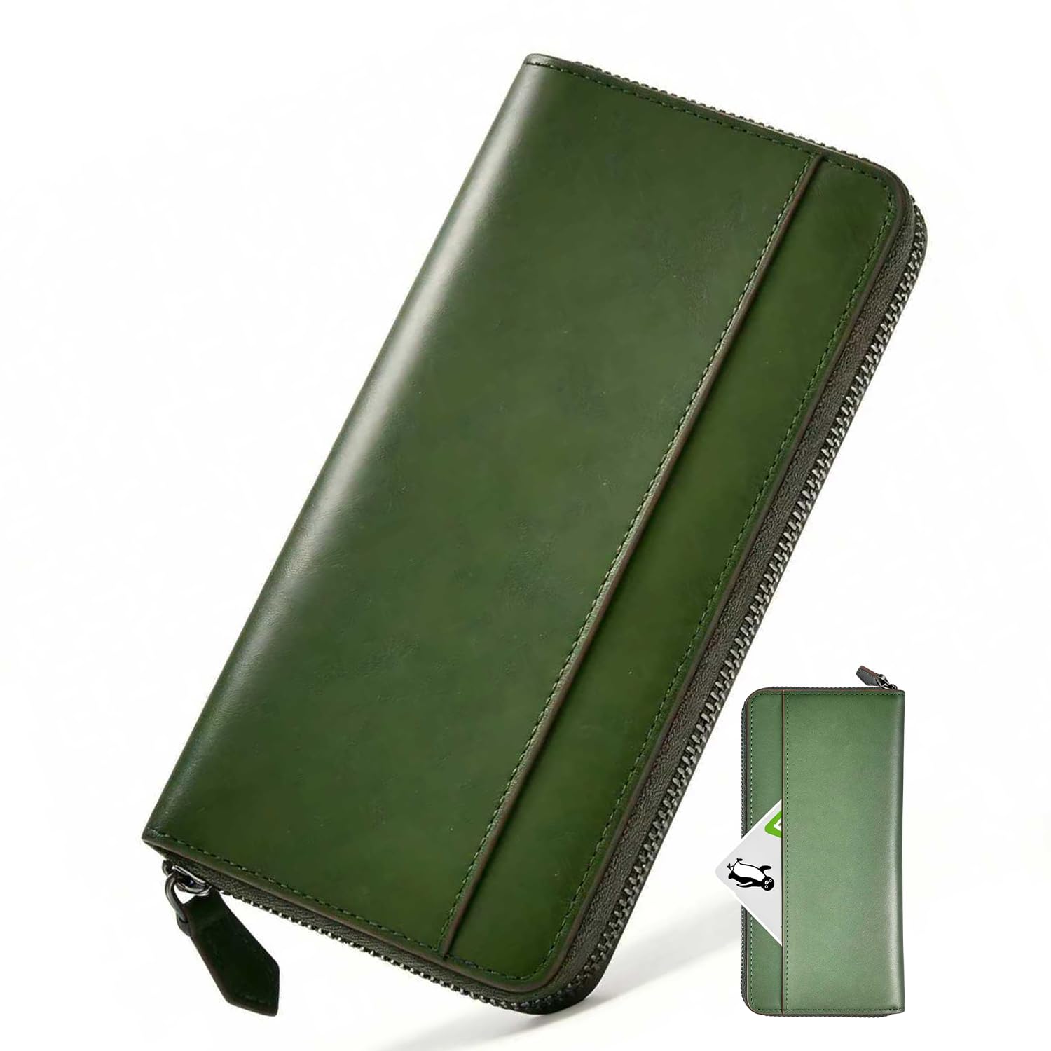 Introducing the Ultimate Tochigi Leather Wallet, Men’s Wallet, Made with Japanese Skilled Craftsmanship, Tochigi Leather for Men and Women, Large Capacity, YKK Zipper, Tochigi Genuine Leather, Long : 