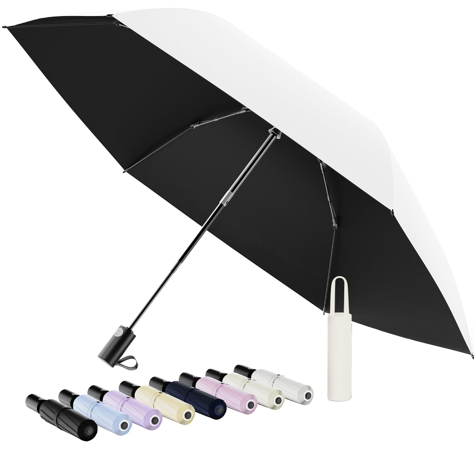 Alwgreen Sun Umbrella Foldable UV 100% Block Auto Open JIS Certified Japan 8oz