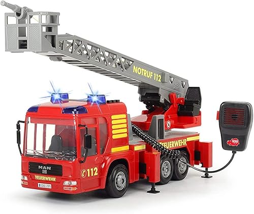 Miniatura 6 de DICKIE TOYS Luz y sonido SOS vehículo de bomberos (con bomba de trabajo)