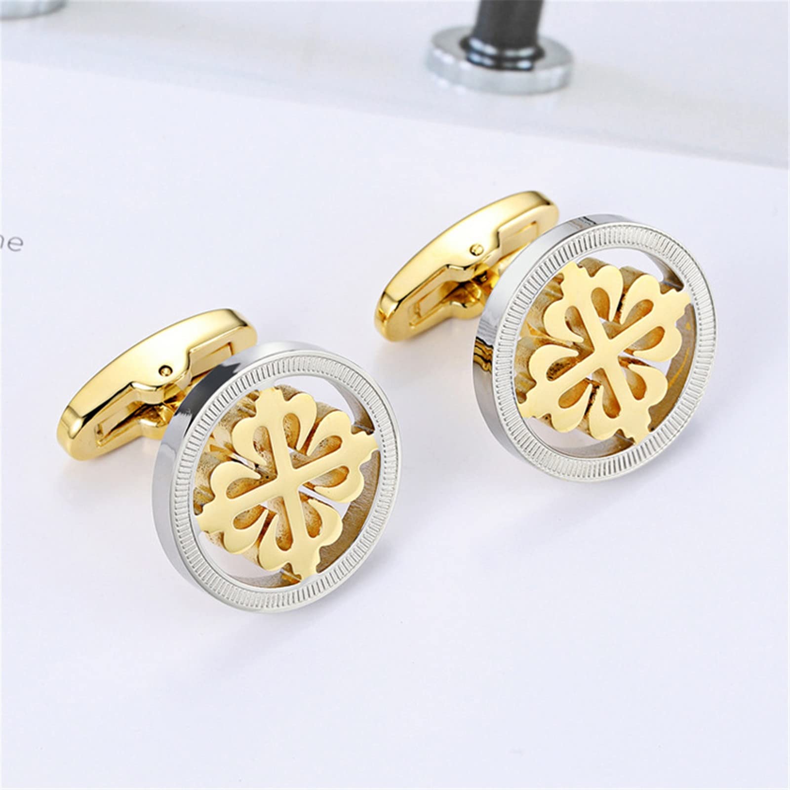Gemelos para Hombre Gematlinks Acero inoxidable for el negocio de bodas la camisa for hombres para Fiesta de Boda de Negocios