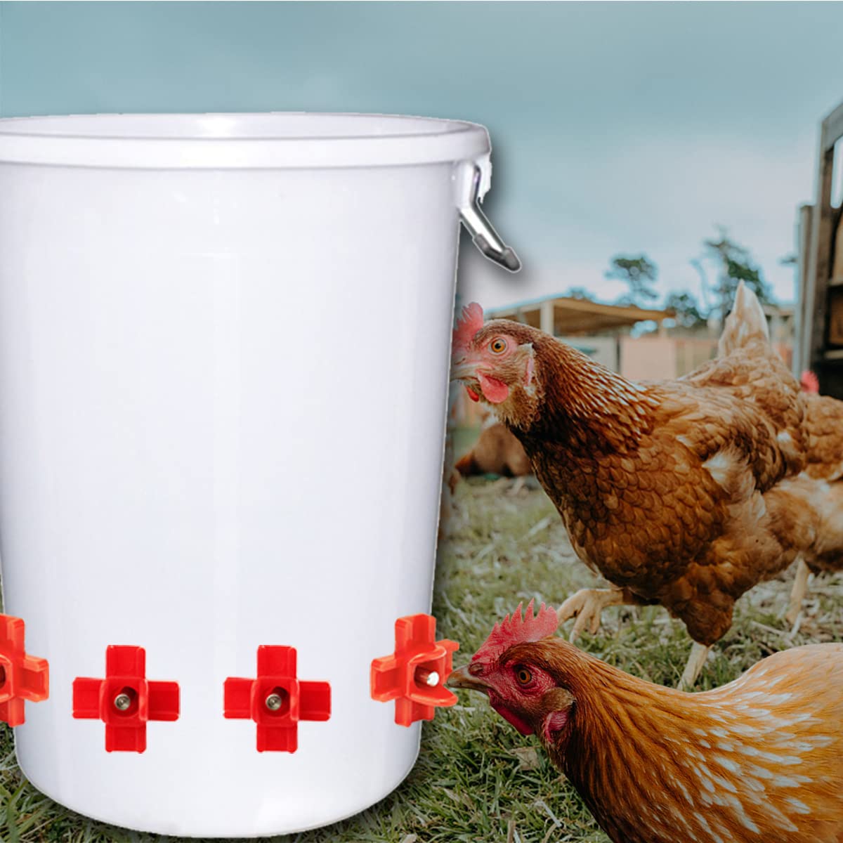 Buy Chicken Nipples,Horizontal Side Poultry Water Nipple Waterer