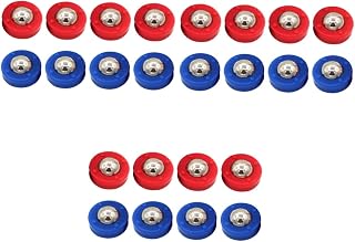 BESPORTBLE 24 Peças De Mesa Shuffleboard Brinquedos Coisas De Futebol Acessórios De Mesa Shuffleboard Curling Bolas Rolantes Jogos De Contas Deslizantes Contas Deslizantes Gratuitas Contas