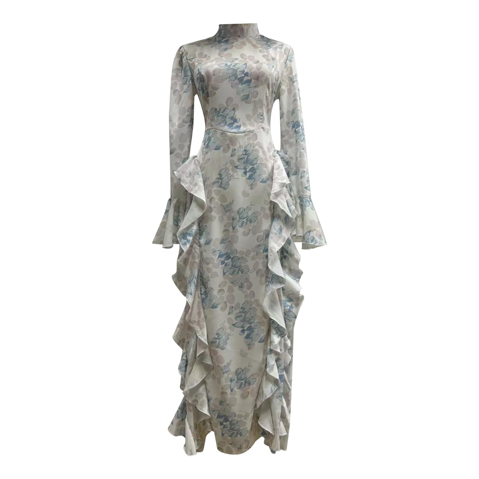 Vestido Mujer Elegante Vestidos De Fiesta Trajes Elegantes Ropa Boda Invierno Manga Larga Tallas Grandes Largos Primavera Otoño Nochevieja