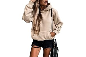 Women's Casual Plain Hoodies: Comfort and Style All in One