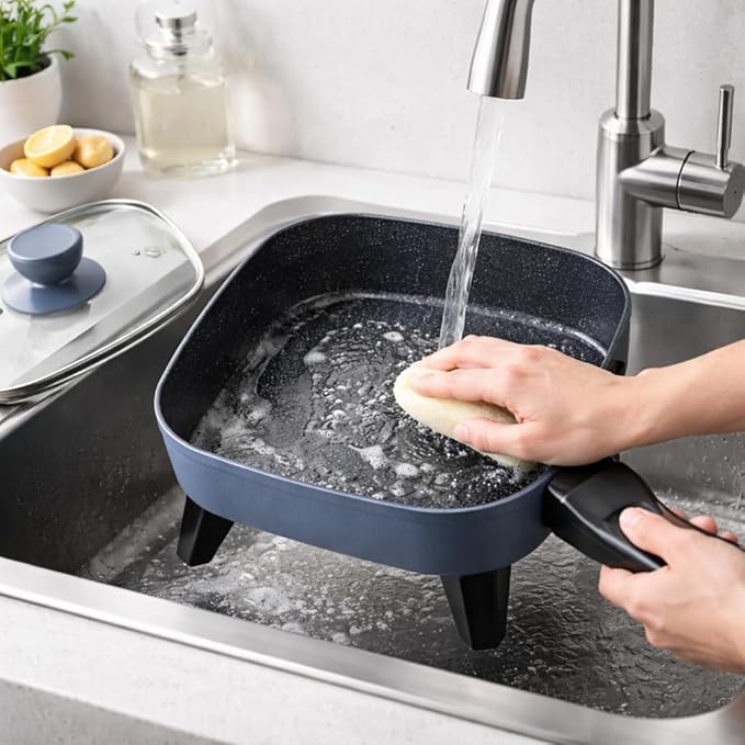 Sartén Eléctrico Compacto Antiadherente 600W miniatura 5