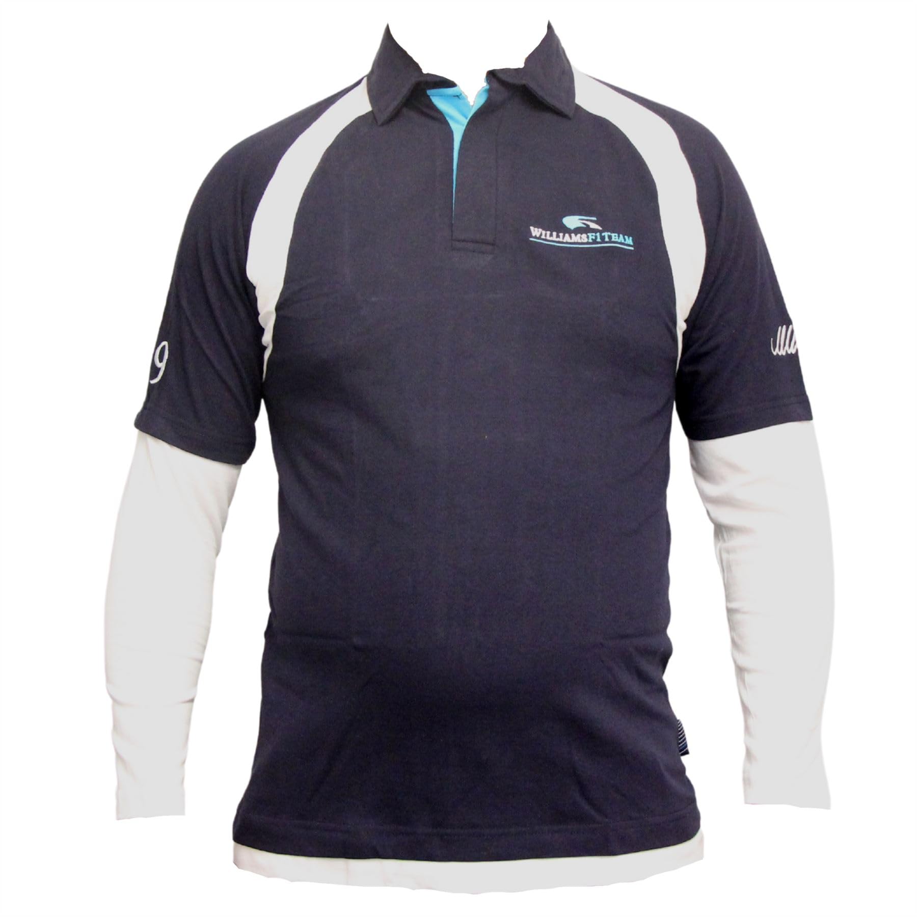 Racing RevolutionFormula 1 - Official Team - Mark Webber Embroidered Long Sleeve Polo Shirt (S)