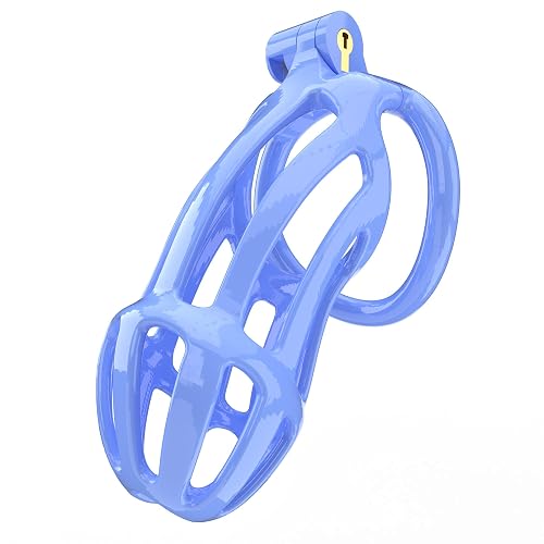 Jaula multideporte de resina azul con 4 anillos A75-47 (XXL)