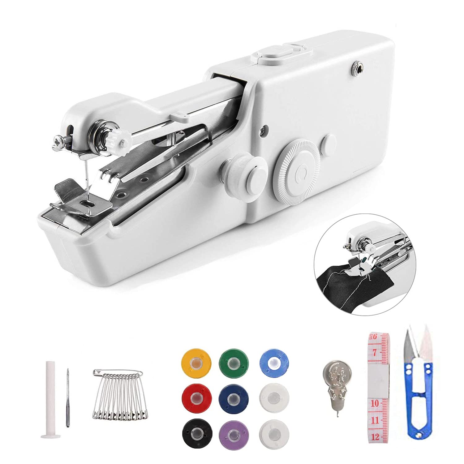 Amazon | ハンドミシン ハンディミシン【日本語説明書付き】ミニ 電動