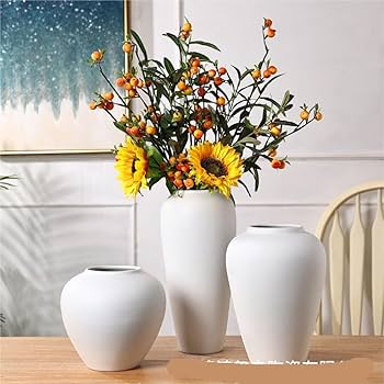 景徳鎮　白無地　花瓶 Amazon.co.jp: 陶器の花瓶 景徳鎮陶器の花瓶 シンプルな白の