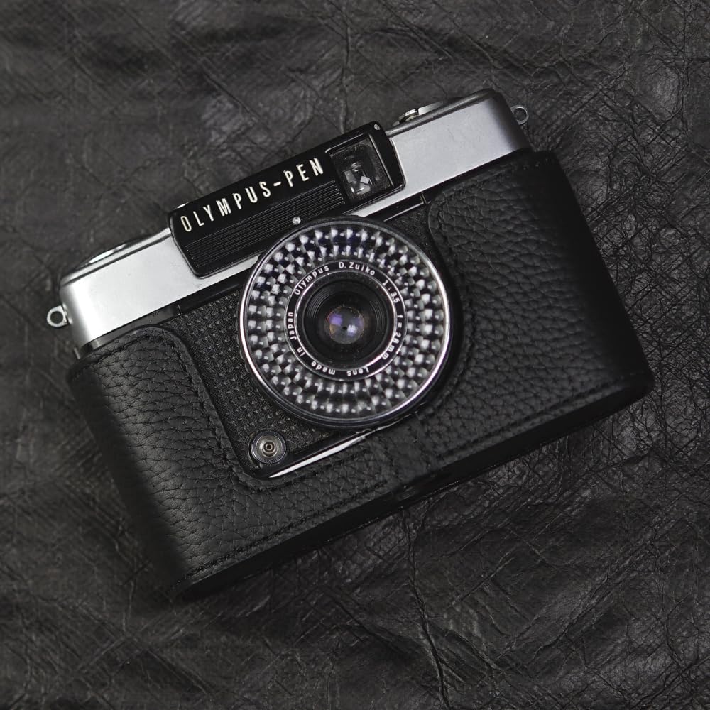 OLYMPUS PEN EE（ケース）付 Amazon | SIUTATDSH カメラケース 銀付牛革 適用Olympus