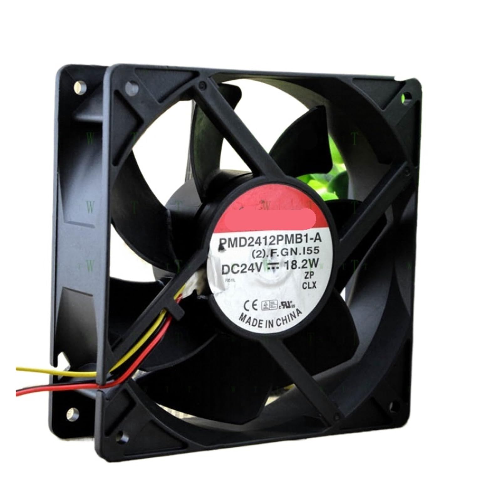 YMUGUEGH 12CM 12038 24V 18.2W PMD2412PMB1-A Three-wire fan