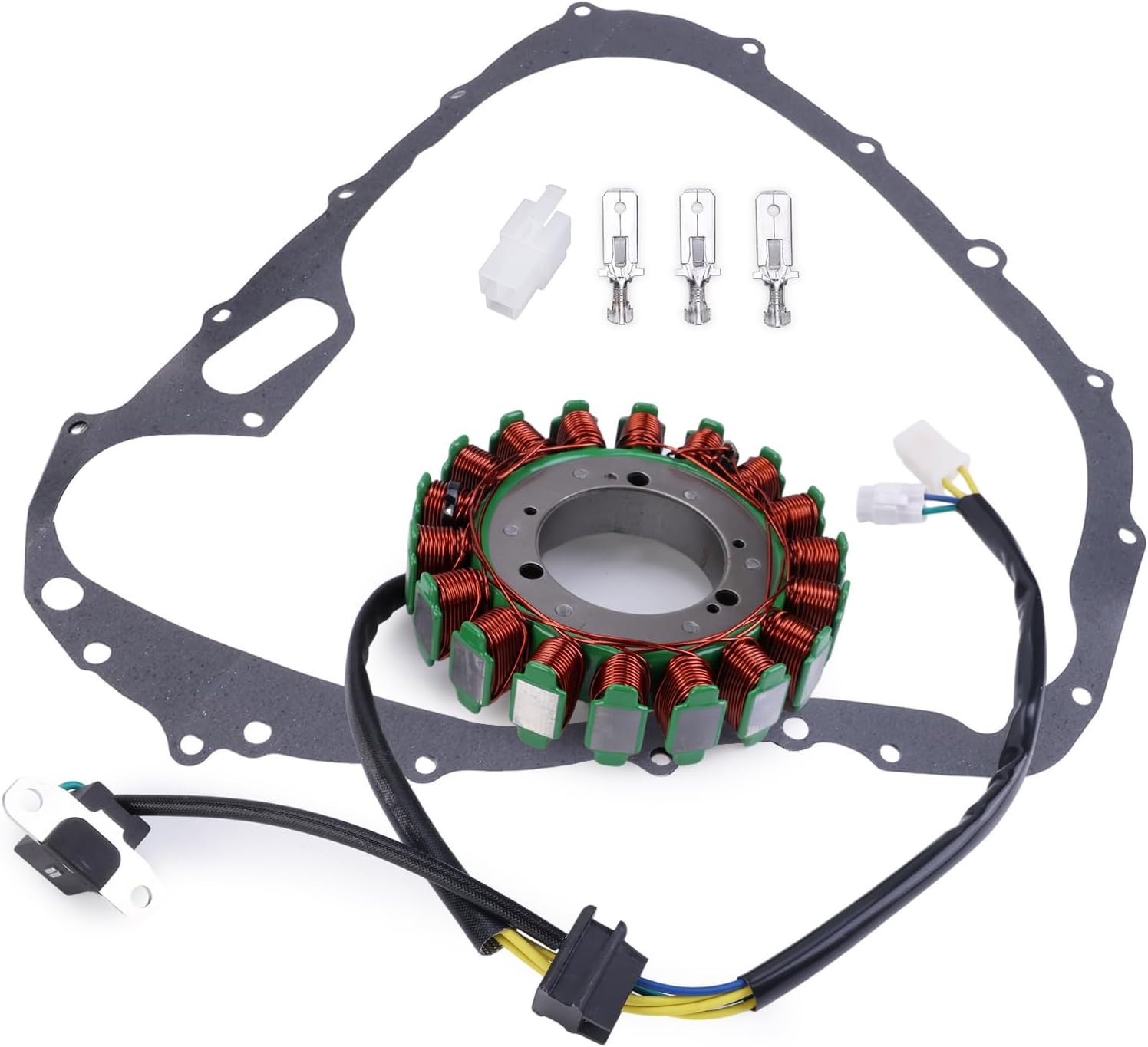 Stator Coil and Gasket Kit Compatible for Suzuki King Quad 700, 750 LT-A