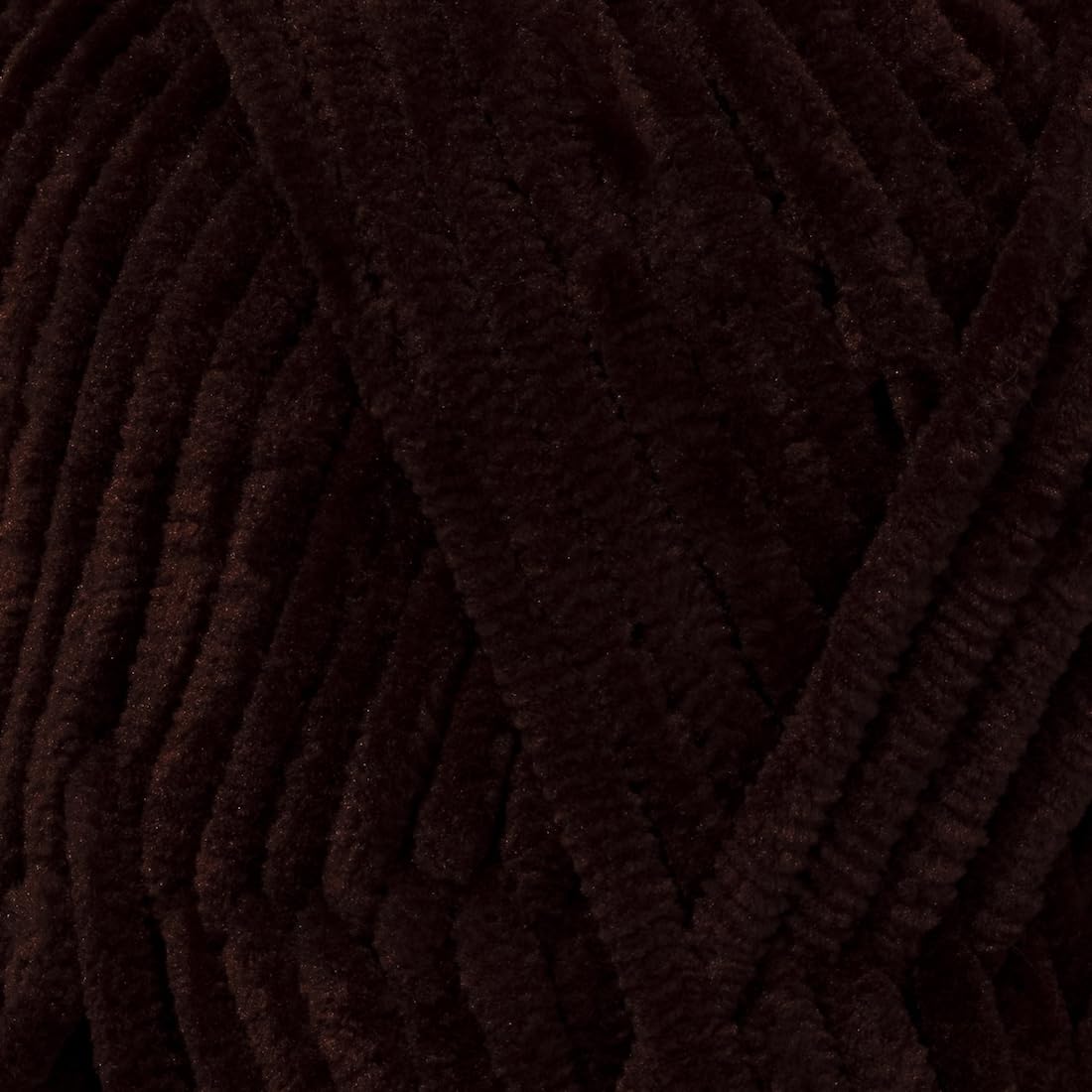 Utopia Crafts Chenille Extra Soft Chunky Yarn for Knitting and Crochet (Brown, 5X 100g)
