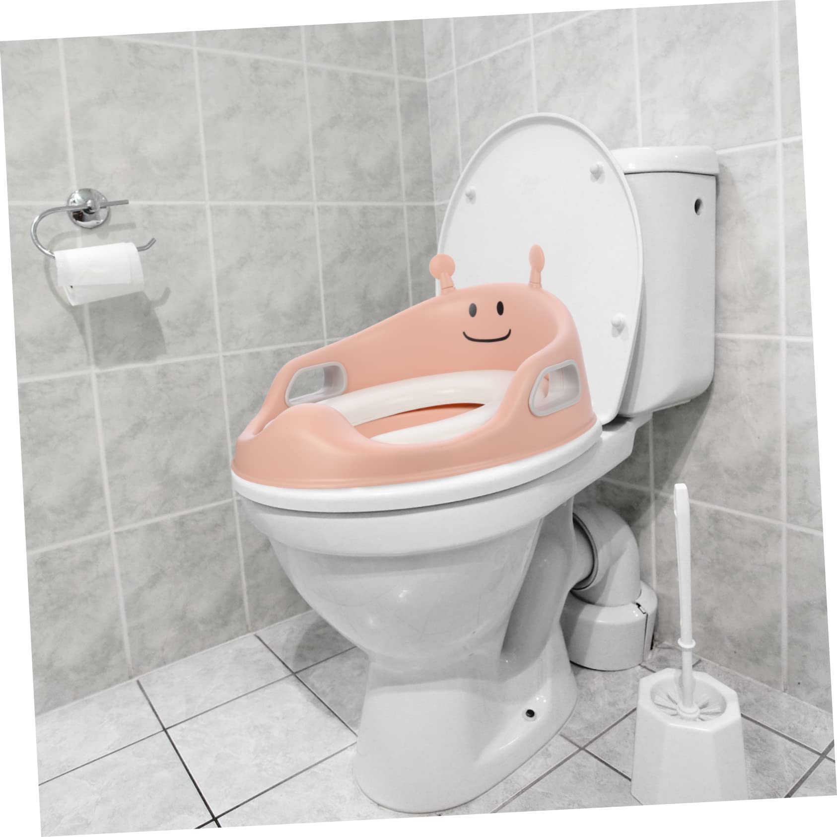 Asiento De Inodoro Ergonomico Cojín Acolchado Reductor De Wc Para Entrenamiento De Niño Niña Diseño Divertido y Para Facilitar El Aprendizaje Compatible La