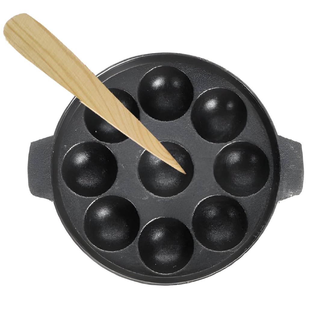 See full amazon price history chart for Stylish Premium Pre-Seasoned Aluminium Paniyaram/Paddu Pan/Appe Maker + Spatula| Nonstick Appe/Paddu Pan, Toxin-Free 7 Pit/ 9 Pit (9 Pit) Stylish Premium Pre-Seasoned Aluminium Paniyaram/Paddu Pan/Appe Maker + Spatula| Nonstick Appe/Paddu Pan, Toxin-Free 7 Pit/ 9 Pit (9 Pit) (B0D33LCGGB) Amazon Price History, Amazon Price Tracker