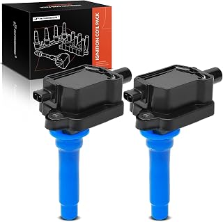 A-Premium Engine Ignition Coil Pack Compatible with Kia Sephia 1998-2001, Spectra 2000-2004, L4 1.8L, Set of 2