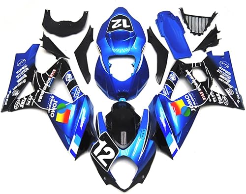 Kit de carenado de inyección de motocicleta para 2007 2008 GSXR1000 Suzuki GSX-R1000 07 08 GSXR 1000 2007-2008 Blanco Plata Carrocería ABS Marco de disponible en Yaxa Costa Rica