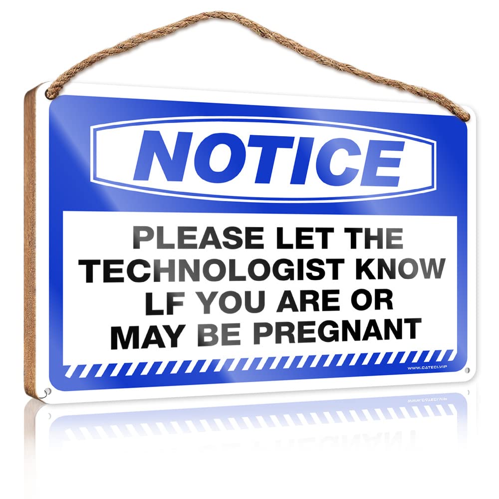 Funny Porch Decor Notice Please Let The Technologist Know If You Wooden Sign Home Signs Wall Decor Funny Wall Hanging Decor Pla(23X35CM)