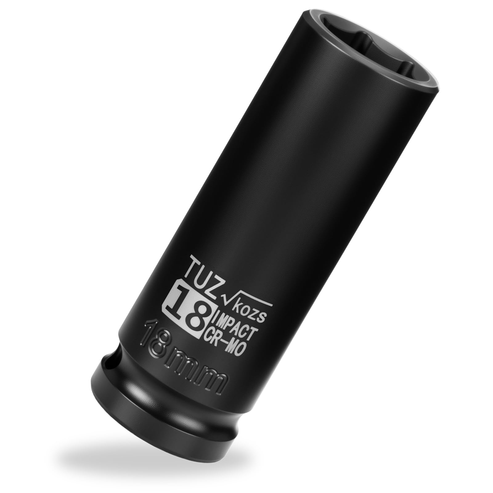 1/2 Inch Drive 18mm Deep Metric 6 Point CR-MO Impact Socket