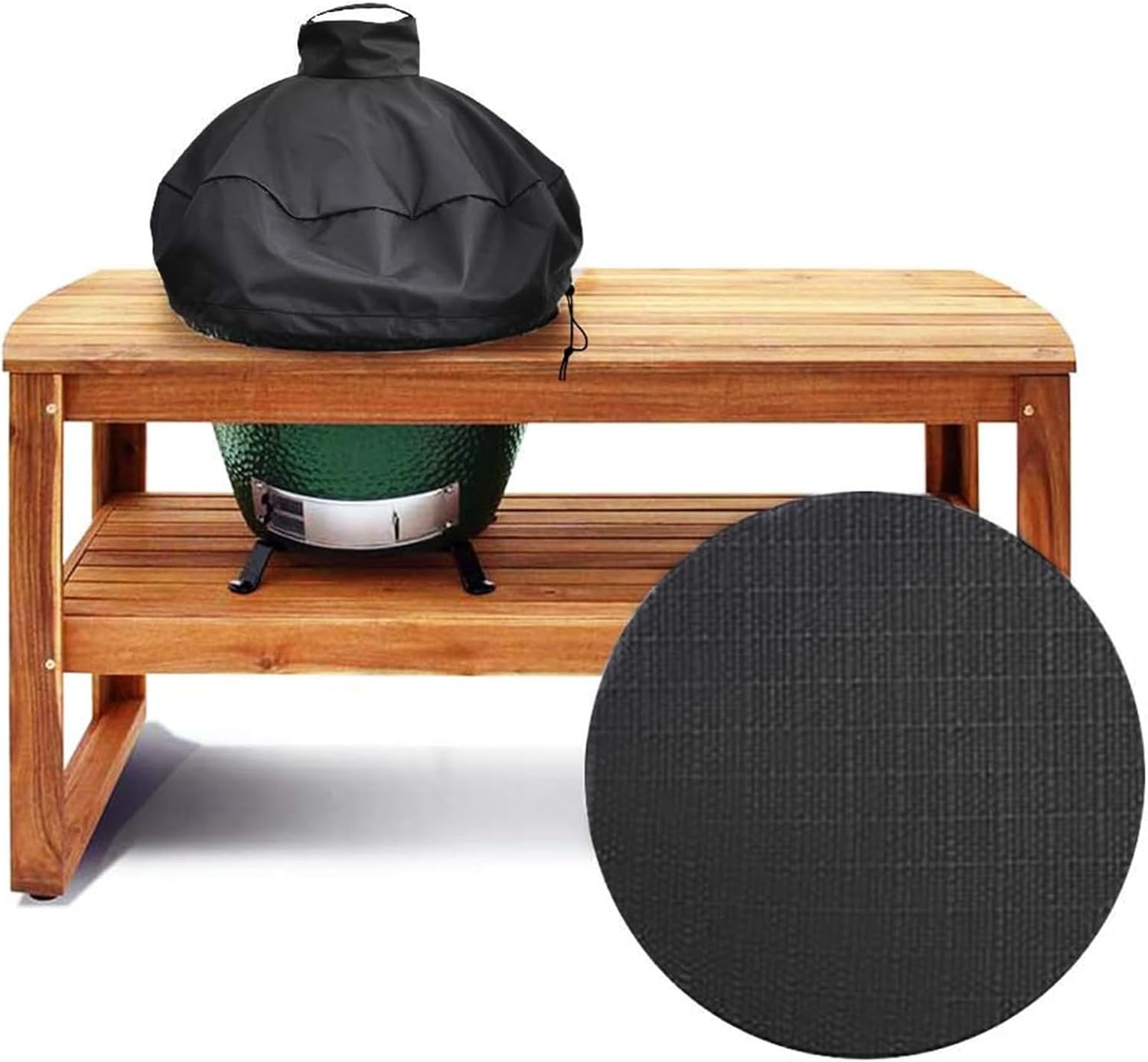 29” Large Kamado Dome Grill Cover for Big Green Egg Grill in Built-in Or Island,Large Accessories Waterproof Outdoor Grill Cover