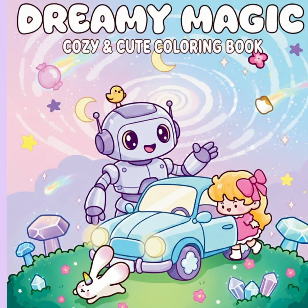 Dreamy Magic: Cozy & Cute Coloring Book
