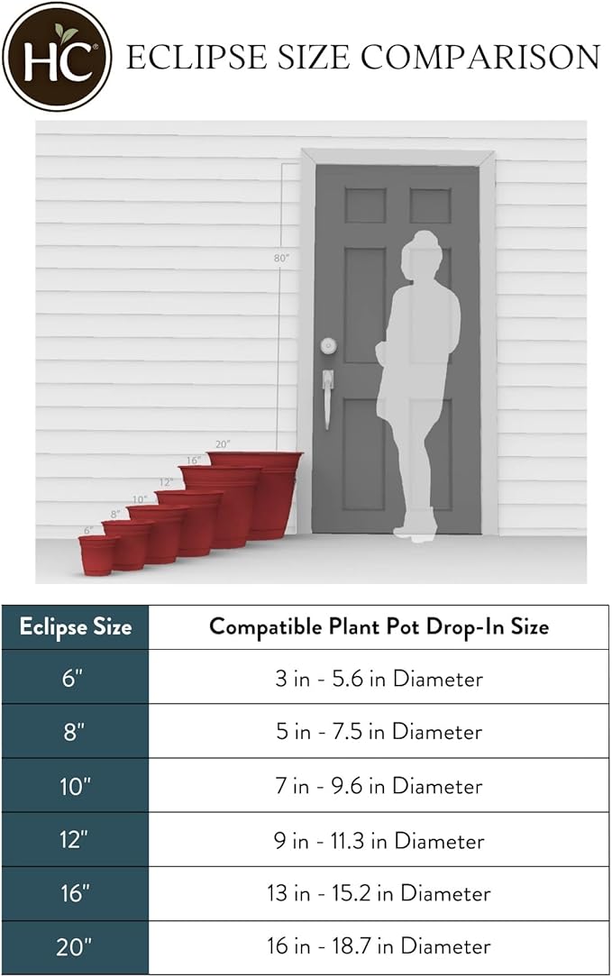 Achieve a contemporary and sleek look with this versatile planter that combines functionality with style. Its modern design and fresh colors will add a touch of elegance to any indoor or outdoor space. Lightweight yet durable, this planter is perfect for displaying your favorite plants or flowers in a stylish and convenient way. Don't forget to explore our full Eclipse line of planters, window boxes, and hanging baskets to complete the look. Description by ChatGPT.