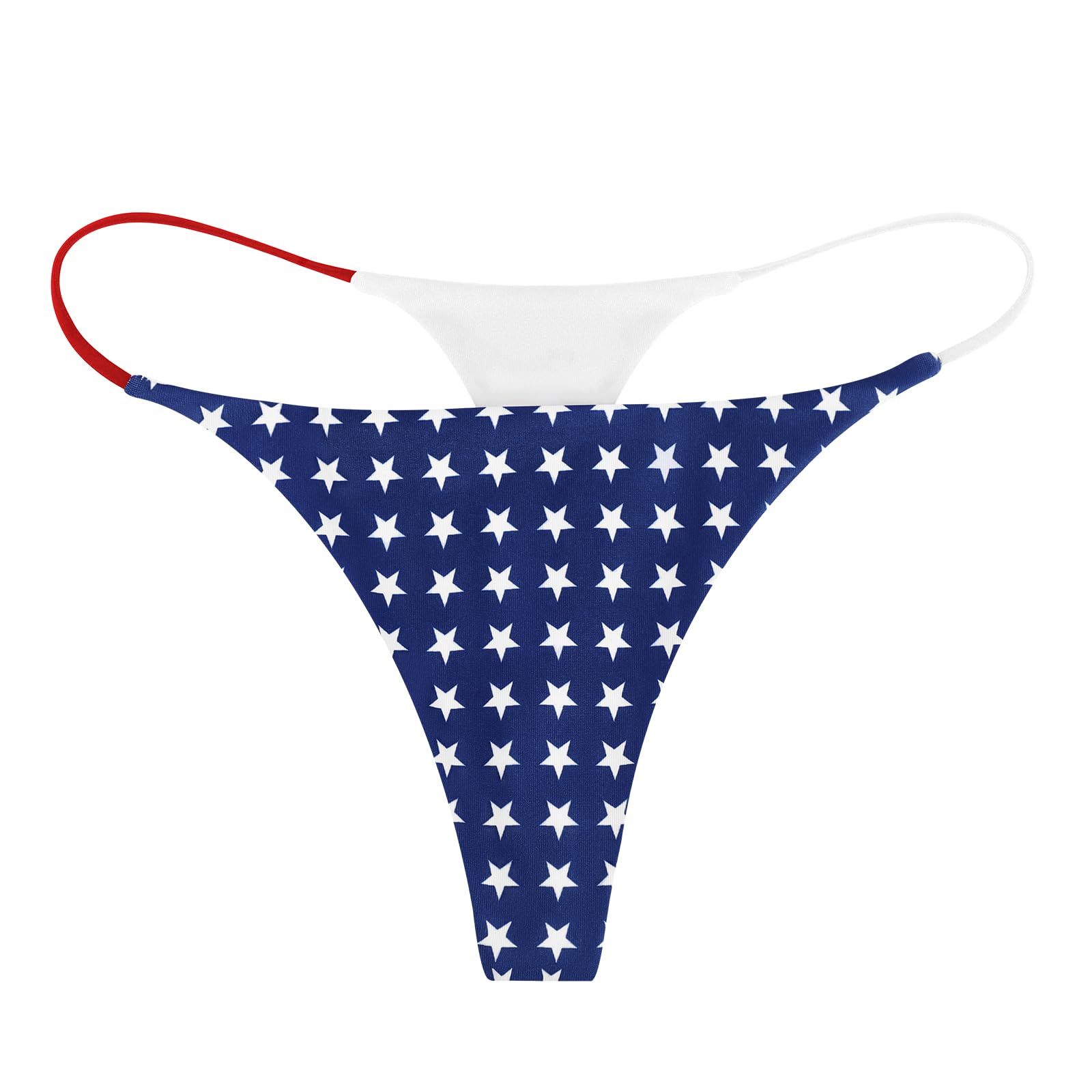 ETAOLINE Women's Thong Bikini Cheeky Bottom Solid G String Panties