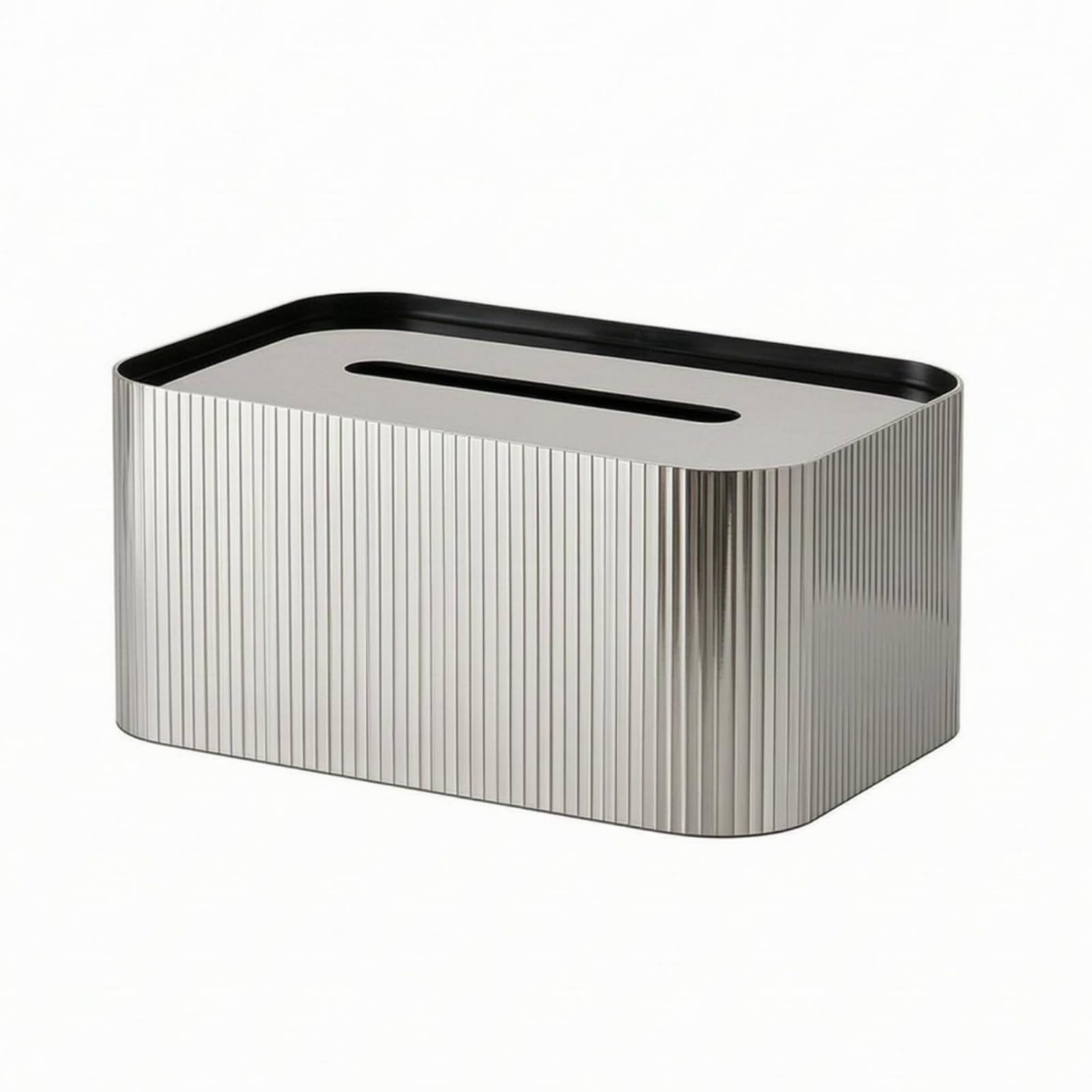 Porta Fazzoletti Specchio Porta Fazzoletti Scatola Fazzoletti Copri Fazzoletti Contenitore Fazzoletti Compatto in Acciaio Inox per Fazzoletti Standard, Specchio Grande 220 138 100mm