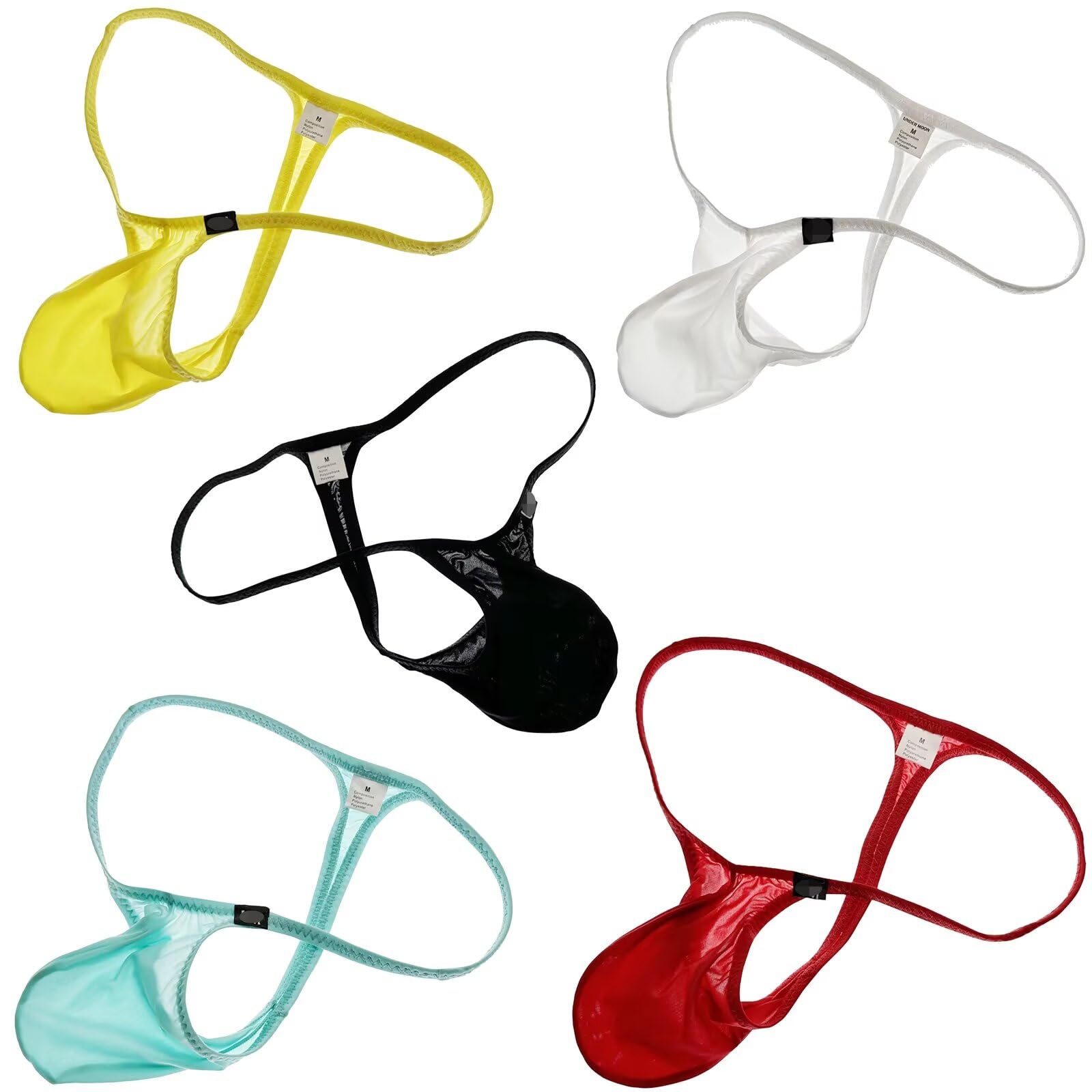 Sexy Herren-Tanga, superdünn, transparent, tief sitzend, einfarbig, bequem, atmungsaktiv, T-Rücken