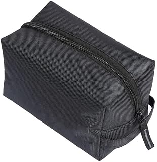 wet free Multipurpose Travel Pouch-Black, Waterproof Storage Bag for Toiletries, Shaving Kit & Stationery, Strong Zipper, Durable PVC Coated Fabric, Easy-to-Clean & User Friendly Stuff Organizer-picture-28
