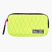 Muc-Off Rainproof Essentials Case – Borsa Bici Neon in Poliestere 900D Idrorepellente – Borsa Porta Attrezzi per Bici Ideale per la Conservazione di Tubi di Ricambio, Leve per Pneumatici e Telefono