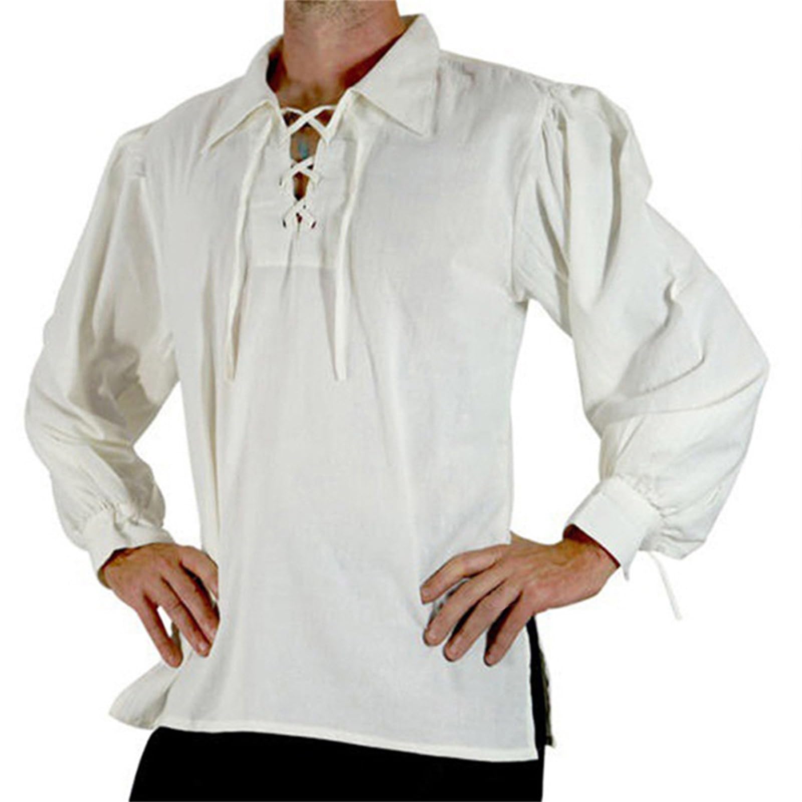 Mens Shirts Long Sleeve Wrinkle-Free Regular Fit Dress Shirt Classic Stretch Oversized Button Down Shirts