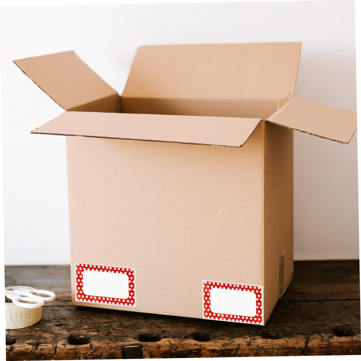 Uonlytech 3 Rouleaux Étiquettes Nominatives Autocollantes Colorées avec Bordures Autocollants à Écrire pour Identifier Objets et Pratiques et Élégants