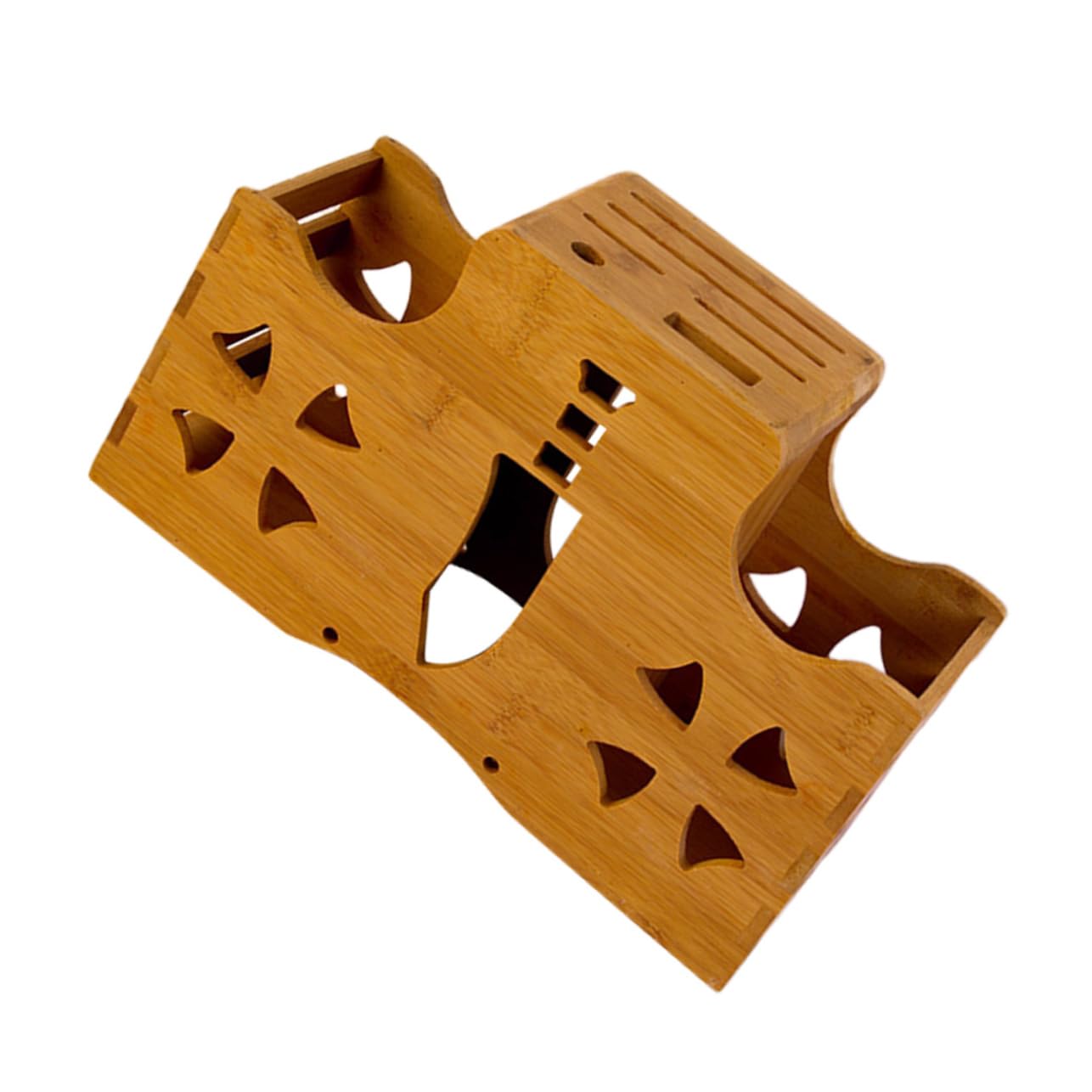 BRIGHTFUFU Cutter Storage Rack Multi Kitchen Tool Holder for Knives Scissors and Cutlery Sturdy Design for Easy Organization and Clean Countertops Kitchen Accessory