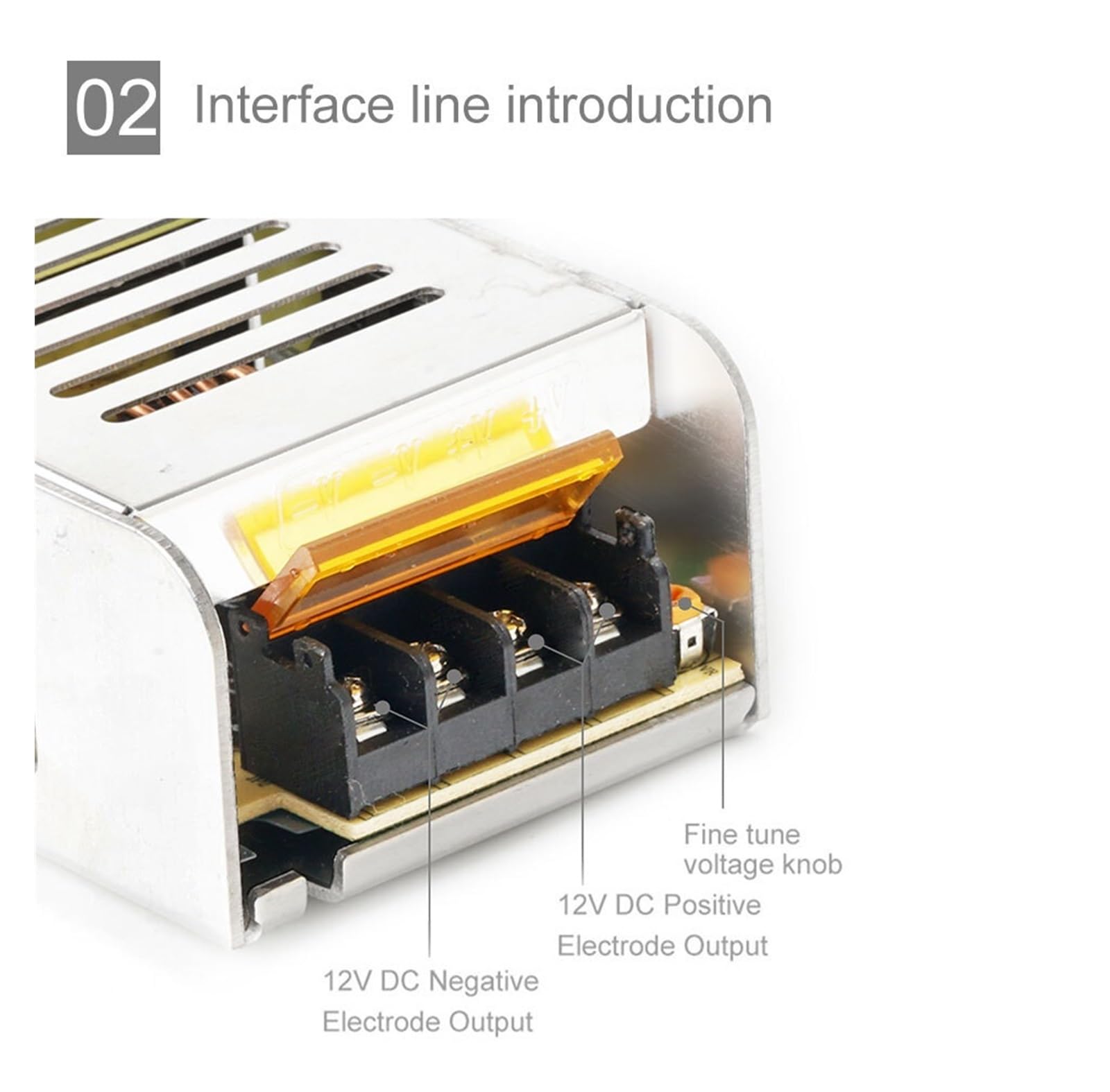 Fuente de alimentación LED DC12V, transformador de interruptor 15A 16.5A 20A 30A, adaptador de tira de luz LED WS2811/WS2815,(180/220 to 12v20a)