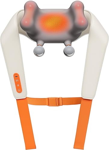 Masajeador de cuello inalámbrico con calor, masajeador de hombro para aliviar el dolor de tejido profundo, MagicSide 3.0 2025 innovador, cabezal de disponible en Yaxa Costa Rica